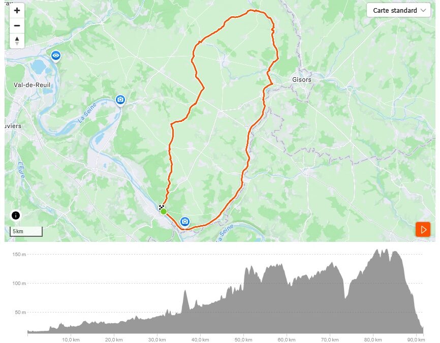 G1 – Dimanche 05-avril Départ 8h30 au « vieux » LIDL