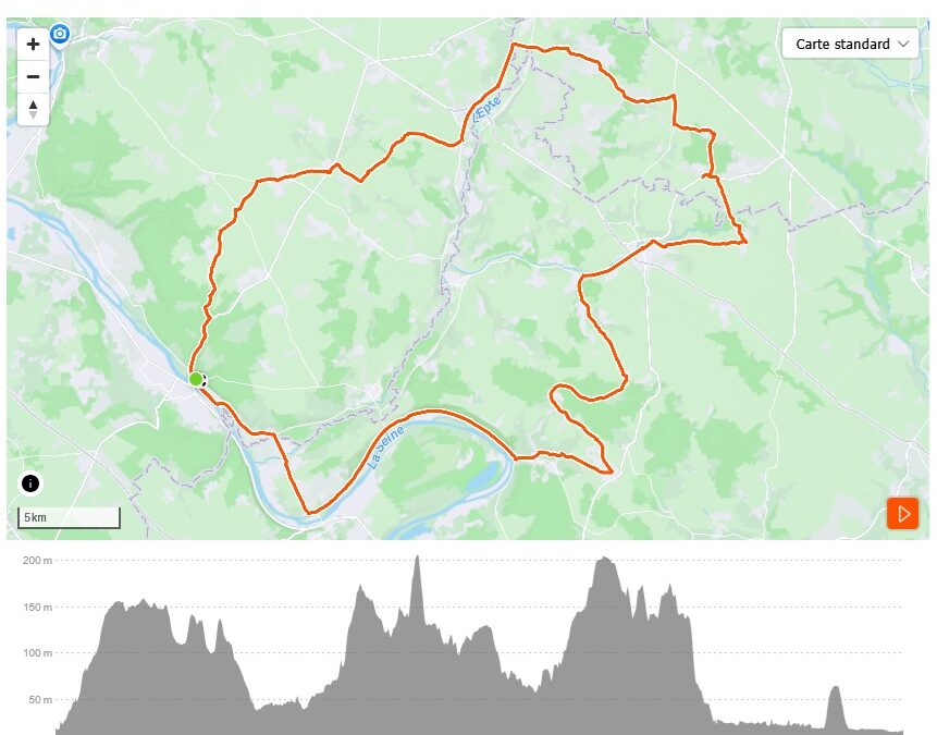 G1 – Dimanche 26 Avril Départ 8h00 au « vieux » LIDL